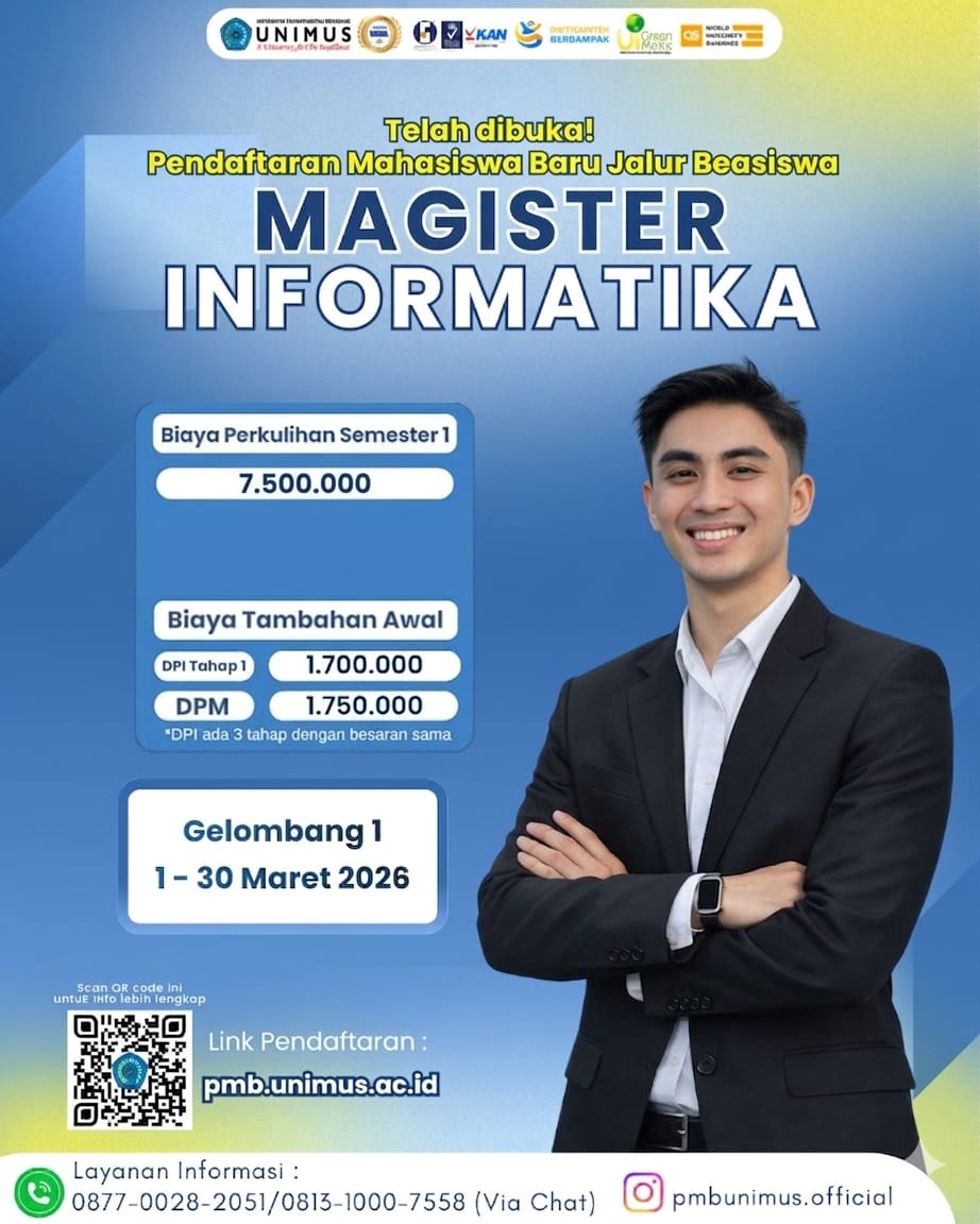 Pendaftaran Magister Informatika UNIMUS